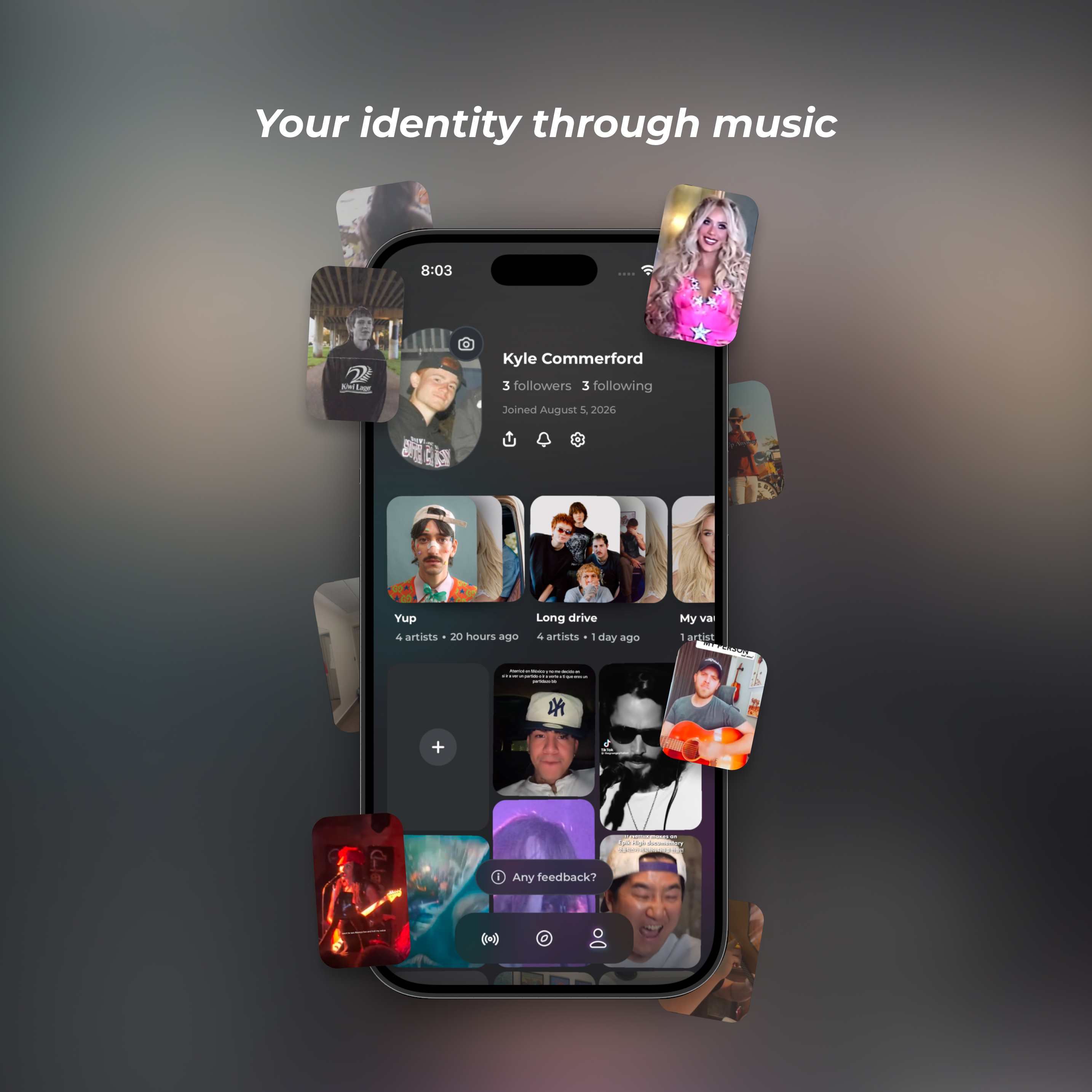 SoundSeed artist discovery preview